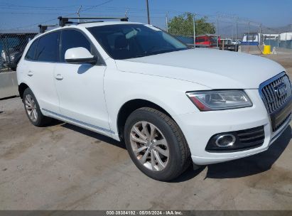 2014 AUDI Q5 2.0T PREMIUM White  Flexible Fuel WA1LFAFP5EA028958 photo #1