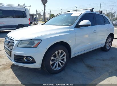 2014 AUDI Q5 2.0T PREMIUM White  Flexible Fuel WA1LFAFP5EA028958 photo #3