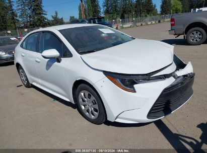 2024 TOYOTA COROLLA LE White  Gasoline 5YFB4MDE8RP138687 photo #1