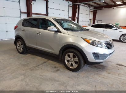 2013 KIA SPORTAGE LX Silver  Gasoline KMHTC6AD6GU253301 photo #1