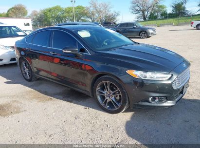 2014 FORD FUSION TITANIUM Black  Gasoline 3FA6P0D9XER391752 photo #1