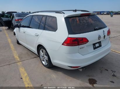 2015 VOLKSWAGEN GOLF SPORTWAGEN TDI S 4-DOOR White  Diesel 3VWCA7AU2FM504427 photo #4