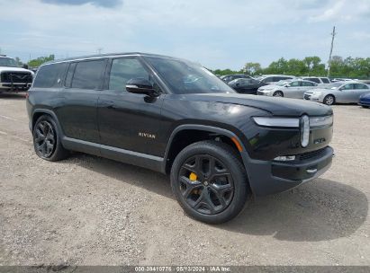 2024 RIVIAN R1S ADVENTURE QUAD MOTOR LARGE PACK Black  Electric 7PDSGABA9RN036584 photo #1