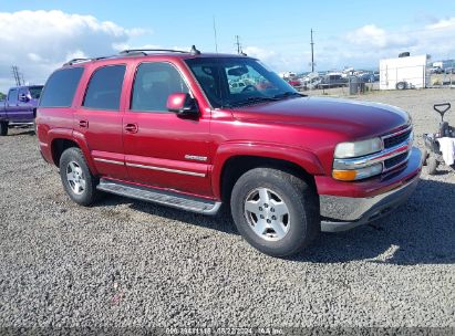 2003 CHEVROLET TAHOE LT Red  Gasoline 1GNEK13T93R128286 photo #1