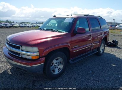 2003 CHEVROLET TAHOE LT Red  Gasoline 1GNEK13T93R128286 photo #3