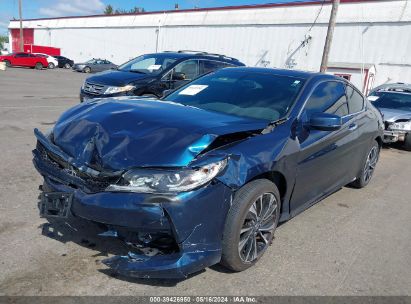 2017 HONDA ACCORD EX-L Dark Blue  Gasoline 1HGCT1B87HA004454 photo #3