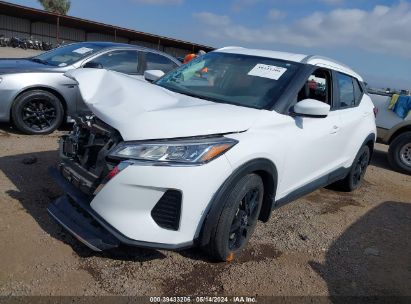 2021 NISSAN KICKS SV XTRONIC CVT White  Gasoline 3N1CP5CV6ML565345 photo #3