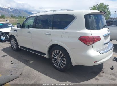 2017 INFINITI QX80 White  Gasoline JN8AZ2NC2H9430150 photo #4