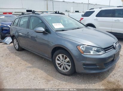 2016 VOLKSWAGEN GOLF SPORTWAGEN TSI S 4-DOOR Silver  Gasoline 3VWC17AU8GM504353 photo #1