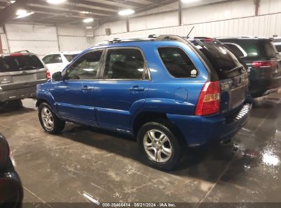 2008 KIA SPORTAGE EX V6 Blue  Gasoline KNDJE723987487756 photo #4