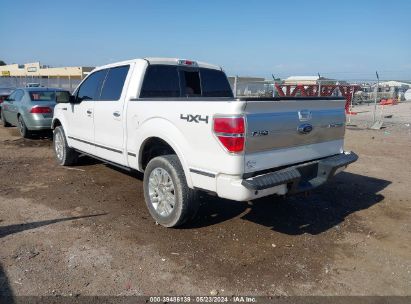 2013 FORD F-150 PLATINUM White  Gasoline 1FTFW1E63DFD68137 photo #4