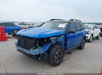 2022 FORD BRONCO SPORT OUTER BANKS Brown  Gasoline 3FMCR9C66NRD79905 photo #3