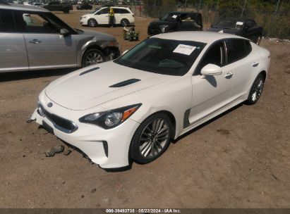 2018 KIA STINGER White  Gasoline KNAE15LA9J6032414 photo #3