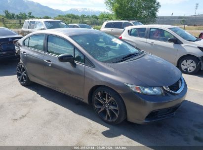 2015 HONDA CIVIC LX Gray  Gasoline 19XFB2F50FE278531 photo #1