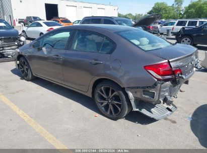 2015 HONDA CIVIC LX Gray  Gasoline 19XFB2F50FE278531 photo #4