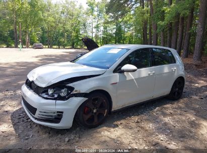 2016 VOLKSWAGEN GOLF GTI S 4-DOOR White  Gasoline 3VW4T7AUXGM020067 photo #3