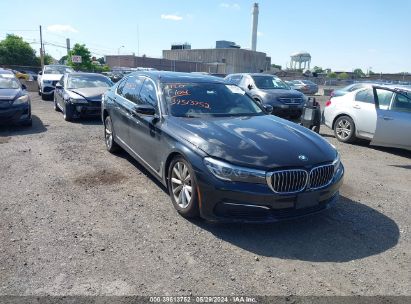 2019 BMW 740I XDRIVE Black  Gasoline WBA7E4C54KGV70525 photo #1