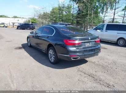 2019 BMW 740I XDRIVE Black  Gasoline WBA7E4C54KGV70525 photo #4