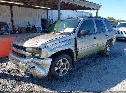 2007 CHEVROLET TRAILBLAZER LS Silver  Gasoline 1GNDS13S572206256 photo #3