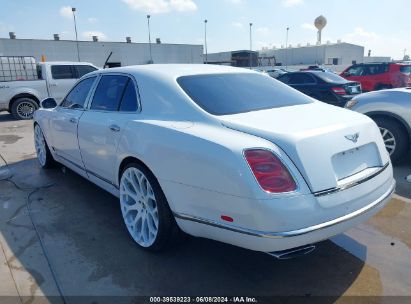 2013 BENTLEY MULSANNE White  Gasoline SCBBB7ZH3DC017385 photo #4