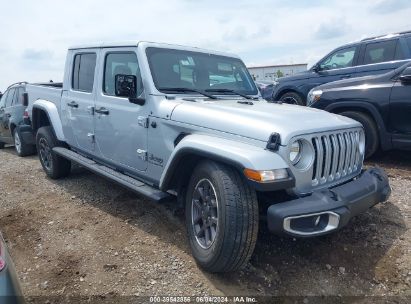 2023 JEEP GLADIATOR OVERLAND 4X4 Silver  Gasoline 1C6HJTFG7PL531816 photo #1