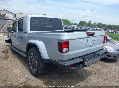 2023 JEEP GLADIATOR OVERLAND 4X4 Silver  Gasoline 1C6HJTFG7PL531816 photo #4