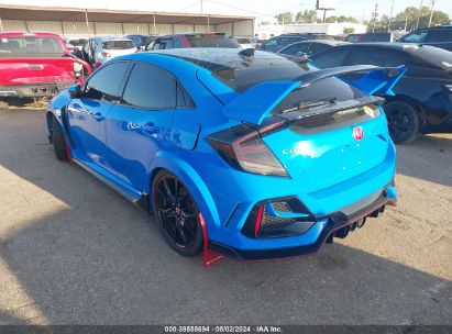 2021 HONDA CIVIC TYPE R TOURING Blue  Gasoline SHHFK8G75MU201016 photo #4