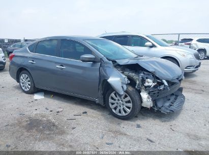 2017 NISSAN SENTRA S Light Blue  Gasoline 3N1AB7AP7HY405702 photo #1