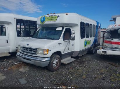 2001 FORD BUS E-450 CUTAWAY White  Other 1FDXE45F11HB46989 photo #3