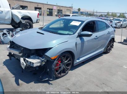 2019 HONDA CIVIC TYPE R TOURING Silver  Gasoline SHHFK8G70KU200448 photo #3