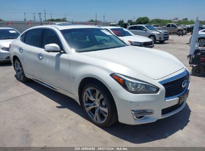 2016 INFINITI Q70L 3.7X White  Gasoline JN1BY1PR7GM720574 photo #1