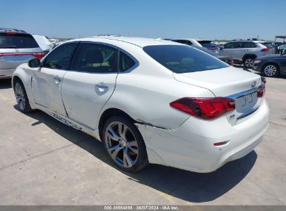 2016 INFINITI Q70L 3.7X White  Gasoline JN1BY1PR7GM720574 photo #4