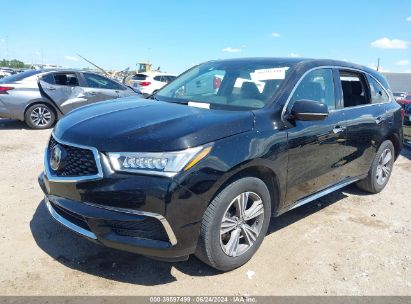 2020 ACURA MDX STANDARD Black  Gasoline 5J8YD3H37LL010214 photo #3