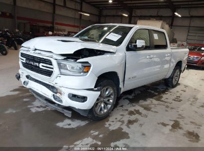 2023 RAM 1500 LARAMIE  4X4 5'7 BOX White  Gasoline 1C6SRFJT7PN540881 photo #3