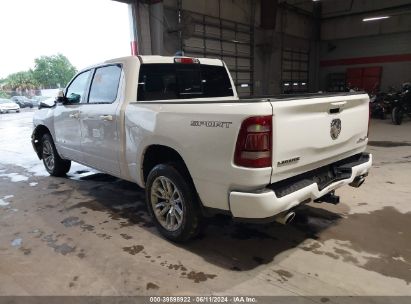 2023 RAM 1500 LARAMIE  4X4 5'7 BOX White  Gasoline 1C6SRFJT7PN540881 photo #4