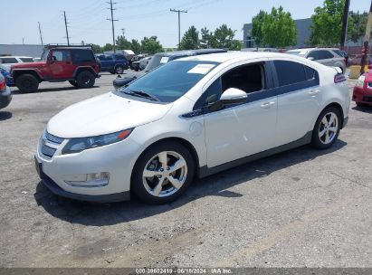 2014 CHEVROLET VOLT White  Hybrid 1G1RH6E42EU161876 photo #3