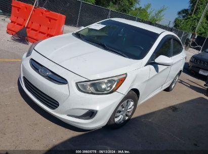 2016 HYUNDAI ACCENT SE White  Gasoline KMHCT4AE8GU144061 photo #3