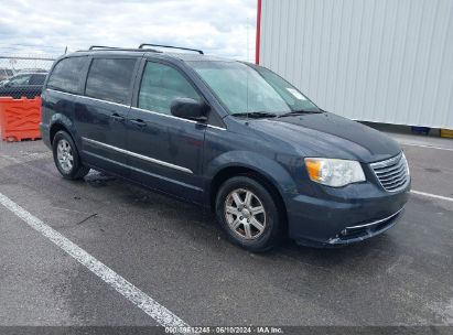 2013 CHRYSLER TOWN & COUNTRY TOURING Blue  Flexible Fuel 2C4RC1BG0DR594809 photo #1