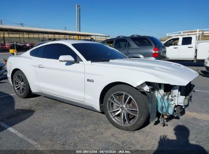 2017 FORD MUSTANG GT White  Gasoline 1FA6P8CF3H5272891 photo #1