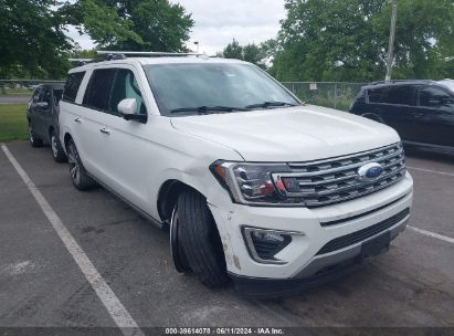 2021 FORD EXPEDITION LIMITED MAX White  Gasoline 1FMJK2AT5MEA21563 photo #1