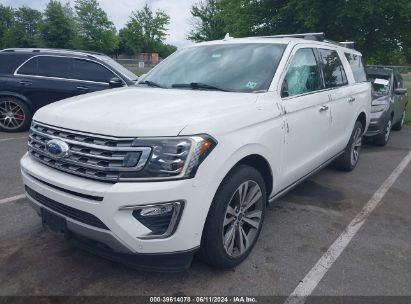 2021 FORD EXPEDITION LIMITED MAX White  Gasoline 1FMJK2AT5MEA21563 photo #3