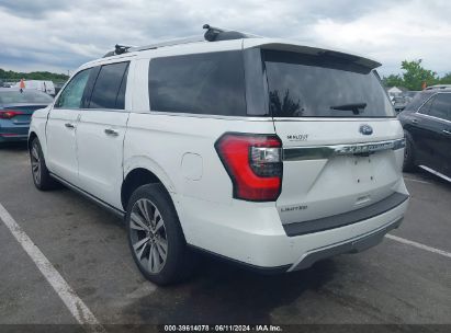 2021 FORD EXPEDITION LIMITED MAX White  Gasoline 1FMJK2AT5MEA21563 photo #4