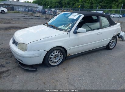 1999 VOLKSWAGEN CABRIO GL White  Gasoline 3VWCB61E5XM813861 photo #3