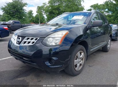 2014 NISSAN ROGUE SELECT S Black  Gasoline JN8AS5MV0EW722420 photo #3