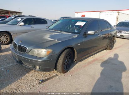 2008 BMW 750LI Gray  Gasoline WBAHN83578DT87786 photo #3