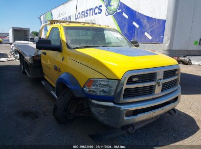 2012 RAM 5500 CHASSIS ST/SLT Yellow  Diesel 3C7WDNDL6CG317736 photo #1