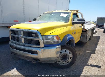 2012 RAM 5500 CHASSIS ST/SLT Yellow  Diesel 3C7WDNDL6CG317736 photo #3