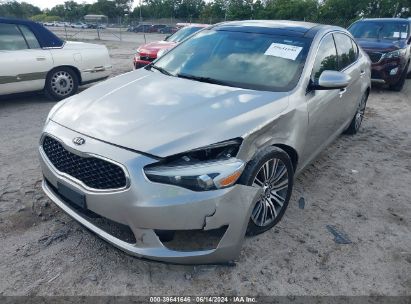 2015 KIA CADENZA PREMIUM Silver  Gasoline KNALN4D75F5168495 photo #3