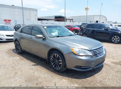 2012 CHRYSLER 200 LX Gray  Gasoline 1C3CCBAB1CN120675 photo #1