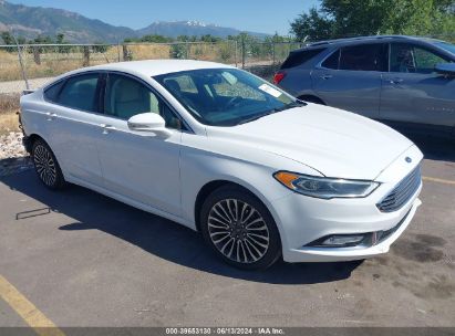 2017 FORD FUSION TITANIUM White  Gasoline 3FA6P0K93HR115632 photo #1